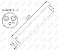 33298 NRF - OSUSZACZ KLIMATYZACJI MERCEDES SPRINTER (906) 06-