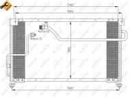 35262 NRF - CHŁODNICA KLIMATYZACJI MAZDA 626 91- 