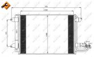 35520 NRF - CHŁODNICA KLIMATYZACJI (Z OSUSZACZEM) AUDI A3 03-
