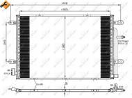 35841 NRF - CHŁODNICA KLIMATYZACJI AUDI A4 05- 