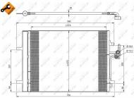 35850 NRF - CHŁODNICA KLIMATYZACJI (Z OSUSZACZEM) FORD GALAXY 06-