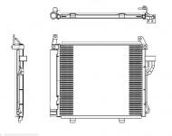35992 NRF - CHŁODNICA KLIMATYZACJI HYUNDAI I10 08- 