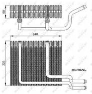 36151 NRF - PAROWNIK KLIMATYZACJI RENAULT SCENIC 99-