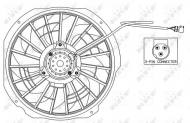 47025 NRF - WENTYLATOR SILNIKA BMW 316I 90- 