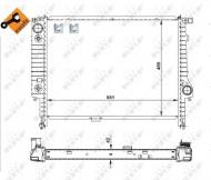 507619 NRF - CHŁODNICA WODY BMW 325D 91- 