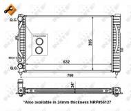 509504 NRF - CHŁODNICA WODY AUDI A4 94- 