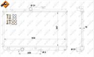 517588 NRF - CHŁODNICA WODY TOYOTA CARINA E 92- 