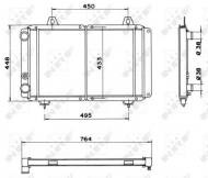 52035 NRF - CHŁODNICA WODY ALFA ROMEO AR6 85- 