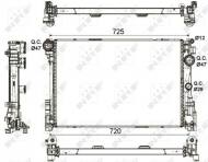 53113 NRF - CHŁODNICA WODY MERCEDES C180 07- 