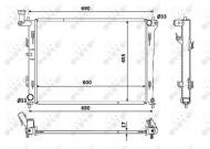 53821 NRF - CHŁODNICA WODY HYUNDAI I30 07- 