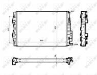 53843 NRF - CHŁODNICA WODY RENAULT GRAND SCENIC 04- 