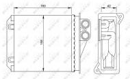 54236 NRF - NAGRZEWNICA MERCEDES SPRINTER (906) 06- 