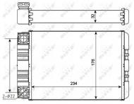 54274 NRF - NAGRZEWNICA MERCEDES C160 (W203) 02- 