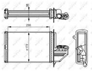 54294 NRF - NAGRZEWNICA BMW 3-SERIES E36 90-01 