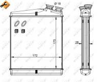 54340 NRF - HEATERS VOLVO XC60 200807- 