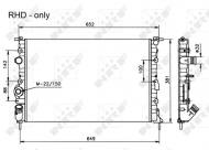 58025 NRF - CHŁODNICA WODY RENAULT MEGANE 95- 