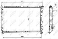 58085 NRF - CHŁODNICA WODY ALFA ROMEO 145 96- 