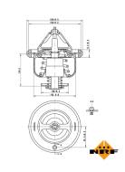 725053 NRF - TERMOSTAT RENAULT Scenic 1.6 2005-2009 