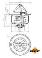 725160 NRF - TERMOSTAT PEUGEOT 207 1.6 2006-2013 