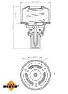 725177 NRF - TERMOSTAT VW Golf 1.6 1997-2008 