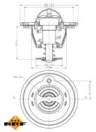 725207 NRF - TERMOSTAT AUDI A6 3.0D 2006-2008 