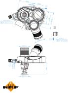 725224 NRF - TERMOSTAT AUDI A6 3.0D 2011-2015 