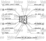 251219 VALEO - PRZEŁĄCZNIK ŚWIATEŁ PEUGEOT 306 1.8 DIESEL 3/1997->2/2002