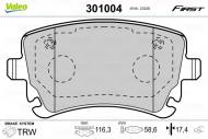 301004 VALEO - KLOCKI HAMULCOWE FIRST AUDI A4 QUATTRO 03.03>