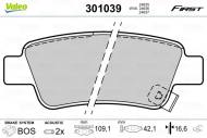 301039 VALEO - KLOCKI HAMULCOWE FIRST HONDA CR-V 2.0 Petrol/Fuel 12/2006->1