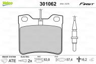 301062 VALEO - KLOCKI HAMULCOWE FIRST MERCEDES VITO 108 11.95 - 07.97