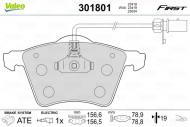 301801 VALEO - KLOCKI HAMULCOWE FIRST VW SHARAN VAN 06.00 -