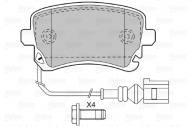 598671 VALEO - KLOCKI HAMULCOWE VW TRANSPORTER 2.5 DIESEL 10/2003->11/2009