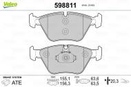 598811 VALEO - KLOCKI HAMULCOWE Z NU-LOCK BMW X3 1.8 DIESEL 9/2009->9/2010