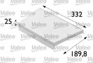 698700 VALEO - FILTR KABINOWY MERCEDES C CLASS (203) (2000>2003) 1.8CGI, 1.