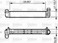 818870 VALEO - INTERCOOLER RENAULT MEGANE 2.0 BENZ. 6/2009>12/2010