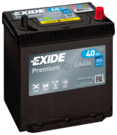 EA406 EXIDE - AKUMULATOR EXIDE PREMIUM P+ 40AH/350A 