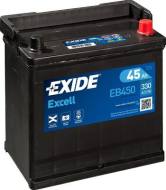 EB450 EXIDE - AKUMULATOR 45AH 330A +P PLUS Z PRAWEJ 218X133X223
