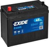 EB457 EXIDE - akumulator 45Ah/330A/L+ 235x127x226 Exide Excell