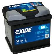 EB500 EXIDE - AKUMULATOR EXIDE EXCELL P+ 50AH/450A 