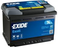 EB740 EXIDE - AKUMULATOR EXIDE EXCELL P+ 74AH/680A 