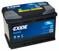 EB741 EXIDE - AKUMULATOR EXIDE EXCELL L+ 74AH/680A 