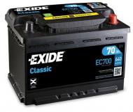 EC700 EXIDE - AKUMULATOR EXIDE CLASSIC P+ 70AH/640A 