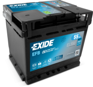 EL550 EXIDE - AKUMULATOR EXIDE 55AH 480A P+ 