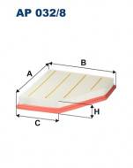 AP032/8 FILTRON - FILTR POWIETRZA 