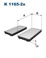 K1165-2X FILTRON - FILTR KABINY 