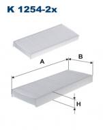 K1254-2X FILTRON - FILTR KABINY 