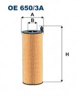 OE650/3A FILTRON - FILTR OLEJU 