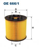 OE666/1 FILTRON - FILTR OLEJU 