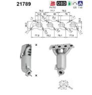 21789 ORION AS - Katalizator OPEL CORSA 1.4 benzyna 