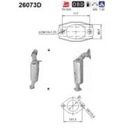 26073D ORION AS - Katalizator MITSUBISHI MONTERO 3.2TD DID diesel